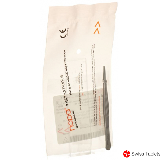 Nopa Tweezers Standard Anatomical 11.5cm buy online