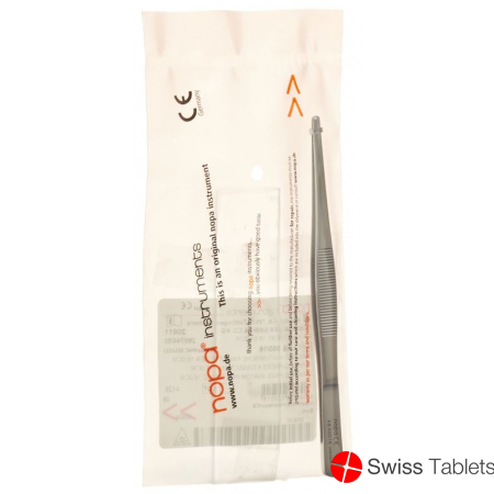 Nopa Tweezers Standard Anatomical 16cm buy online
