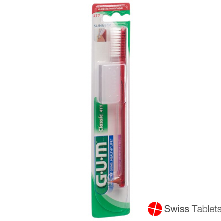 GUM SUNSTAR CLASSIC toothbrush full soft row 4