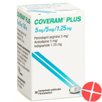 Coveram plus Filmtabl 5/5 / 1.25mg Ds 30 pcs