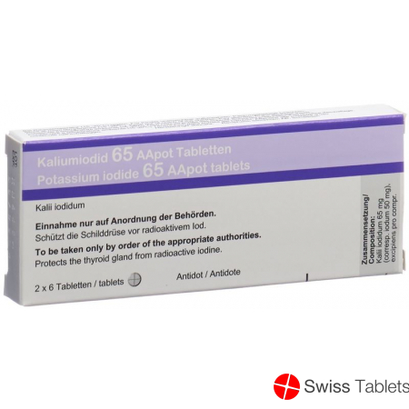 Potassium iodide 65 AApot tbl 65 mg 12 pcs