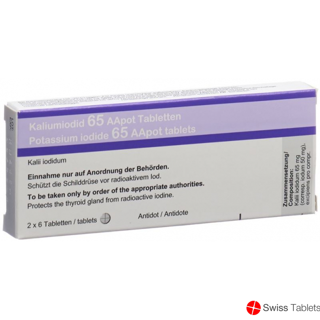 Potassium iodide 65 AApot tbl 65 mg 12 pcs