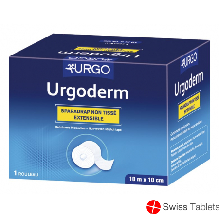 Urgoderm stretch full surface adhesive fixing fleece 10mx10cm role