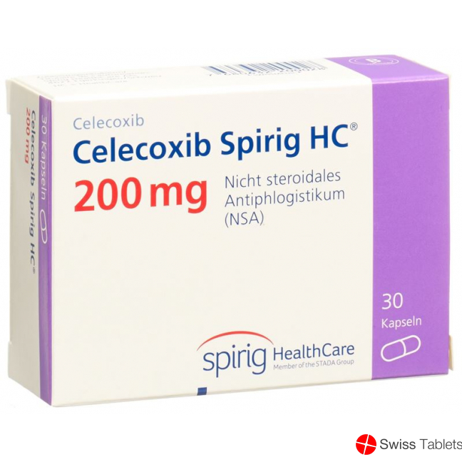 Celecoxib Spirig HC Kaps 200 mg 30 pcs