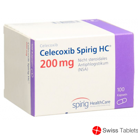 Celecoxib Spirig HC Kaps 200 mg 100 pcs