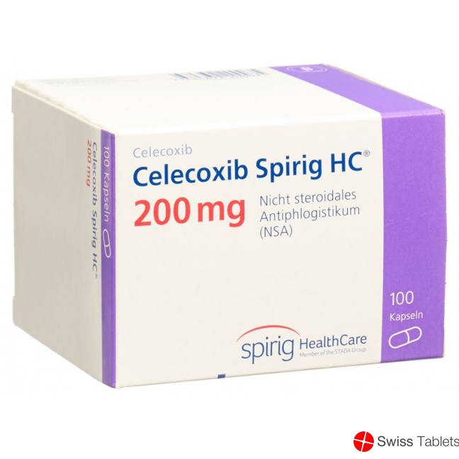 Celecoxib Spirig HC Kaps 200 mg 100 pcs