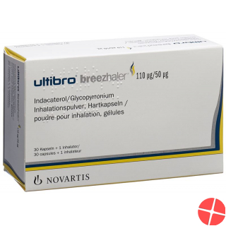Ultibro Breezhaler Inh Kaps 110 mcg / 50 mcg 30 pcs