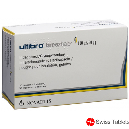Ultibro Breezhaler Inh Kaps 110 mcg / 50 mcg 30 pcs