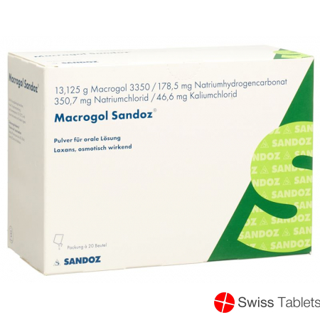 Macrogol Sandoz PLV Btl 20 pcs
