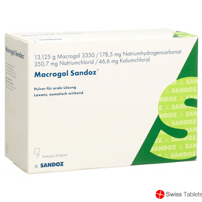 Macrogol Sandoz PLV Btl 20 pcs