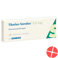 Tibolone 2.5 mg tbl Sandoz 28 pcs
