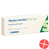 Tibolone 2.5 mg tbl Sandoz 3 x 28 pcs