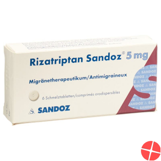Rizatriptan Sandoz Schmelztabl 5 mg 6 pcs
