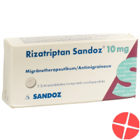 Rizatriptan Sandoz Schmelztabl 10 mg 3 pcs