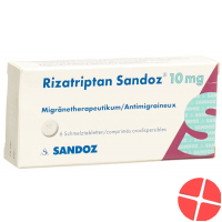 Rizatriptan Sandoz Schmelztabl 10 mg 6 pcs