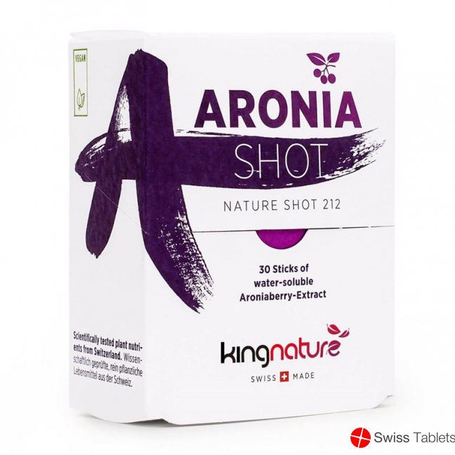 Kingnature Aronia Shot Granules 30 Stick