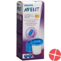 Avent Philips 180 ml 5 cups with covers