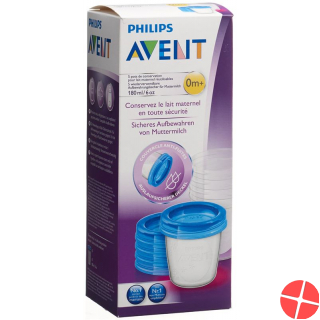 Avent Philips 180 ml 5 cups with covers