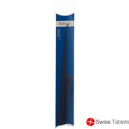 Belleage tail comb with teasing tooth carbon buy online