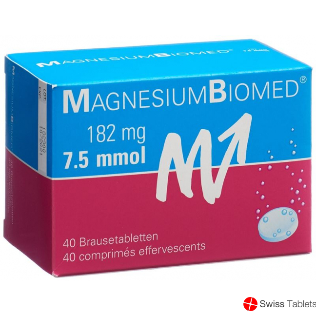 Magnesium Biomed Brausetabl 40 pcs