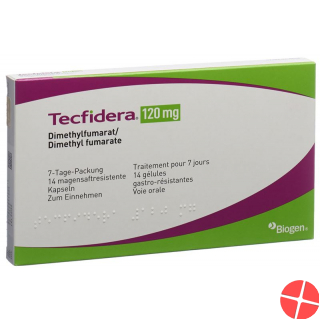 Tecfidera Kaps 120 mg of 14 pcs