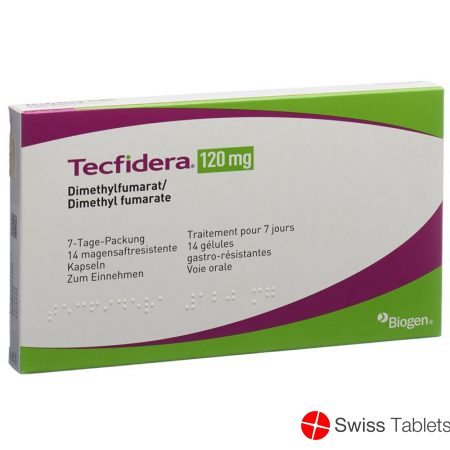 Tecfidera Kaps 120 mg of 14 pcs