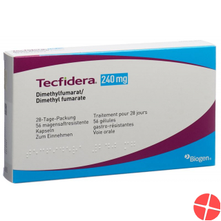 Tecfidera Kaps 240 mg 56 pcs