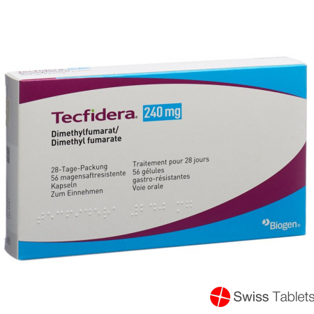 Tecfidera Kaps 240 mg 56 pcs