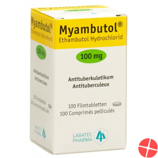 Myambutol Filmtabl 100 mg Fl 100 pcs