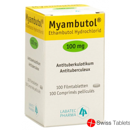 Myambutol Filmtabl 100 mg Fl 100 pcs