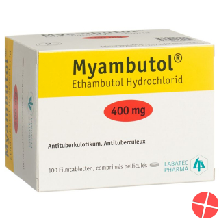 Myambutol Filmtabl 400 mg Blist 100 pcs