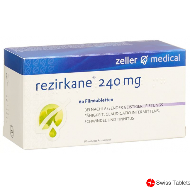 Rezirkane Filmtabletten 240mg 60 Stück buy online