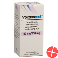 Vokanamet Filmtabl 50/850 mg Fl 60 pcs