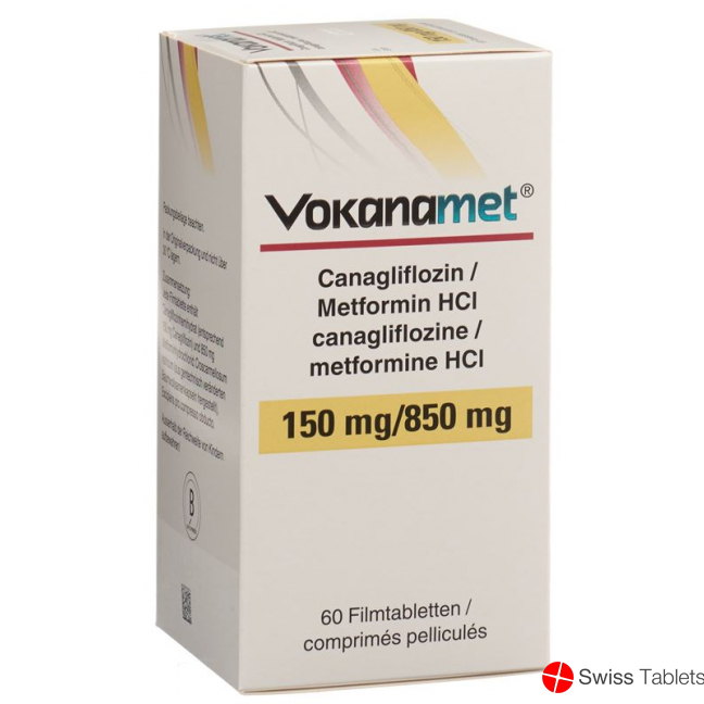 Vokanamet 150/850 mg 60 tablets