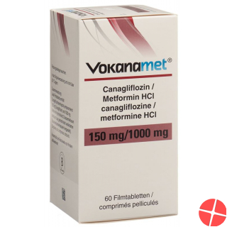 Vokanamet 150/1000 mg 60 tablets