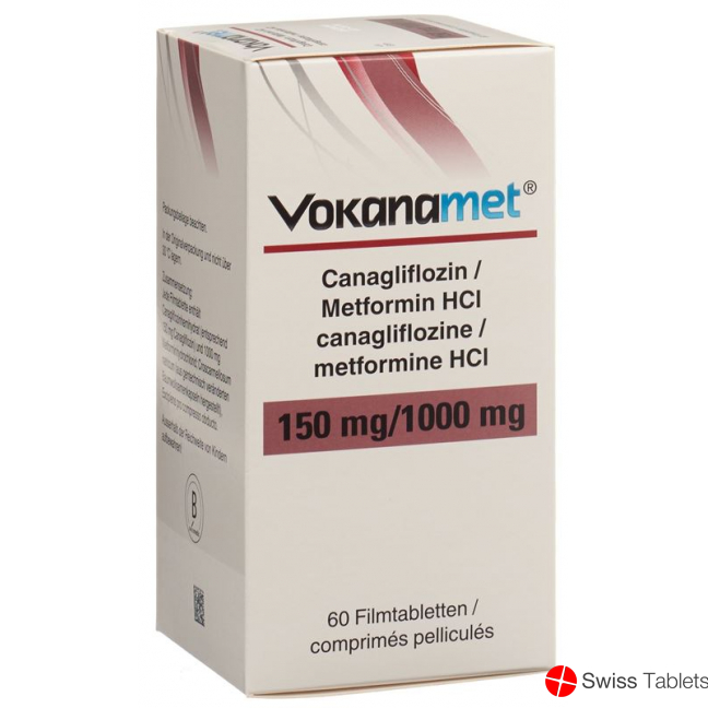 Vokanamet 150/1000 mg 60 tablets
