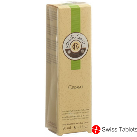 ROGER GALLET cédrat eau fraîche 30 ml buy online