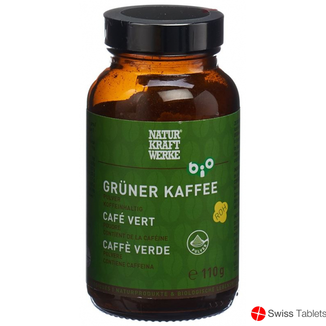 Naturkraftwerke Grüner Kaffee Pulver Bio/kba 110g buy online