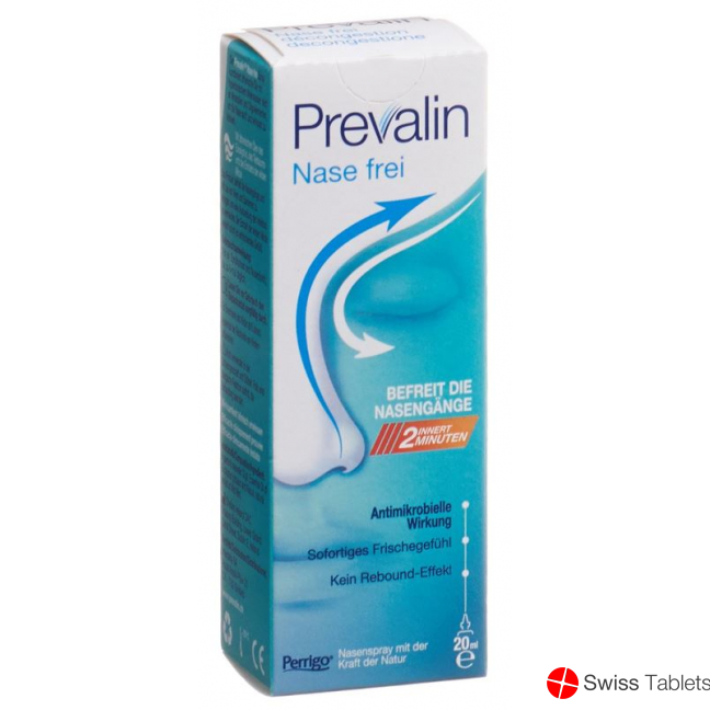 Prevalin nose freely nasal spray 20 ml