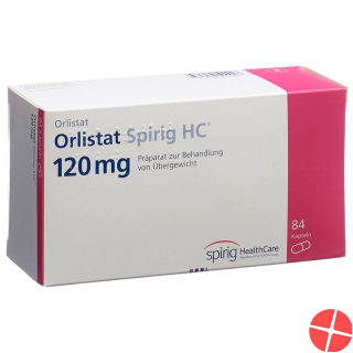Orlistat Spirig HC Kaps 120 mg 84 pcs