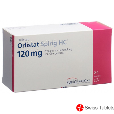 Orlistat Spirig HC Kaps 120 mg 84 pcs