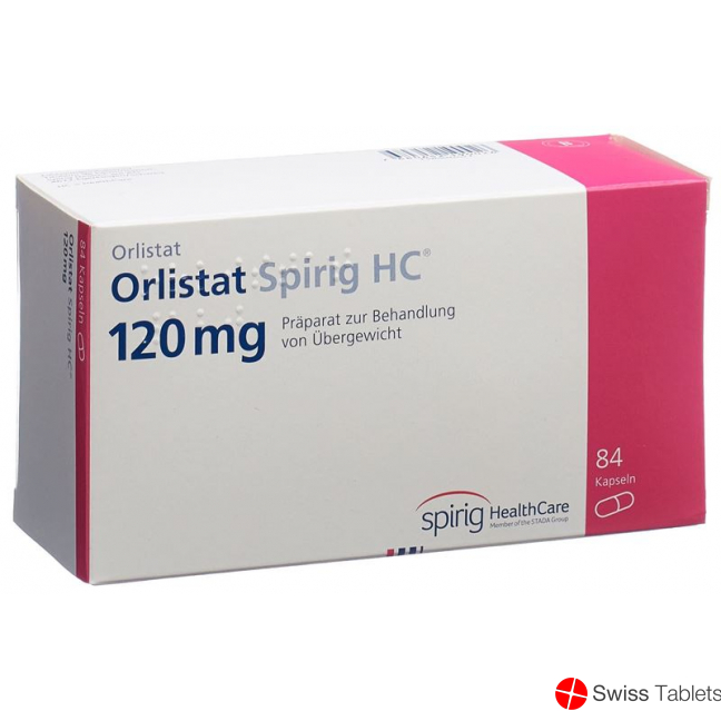 Orlistat Spirig HC Kaps 120 mg 84 pcs