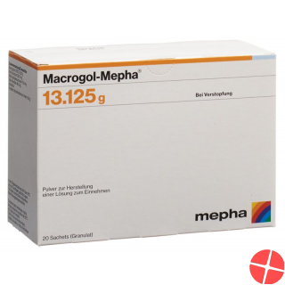 Macrogol Mepha PLV Btl 20 pcs