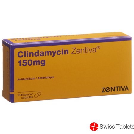 Clindamycin Zentiva Kapseln 150mg 16 Stück buy online