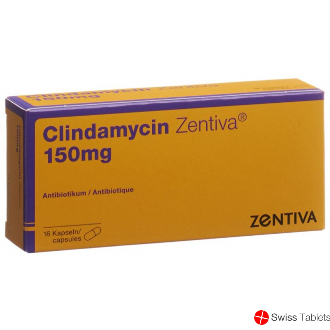 Clindamycin Zentiva Kapseln 150mg 16 Stück buy online