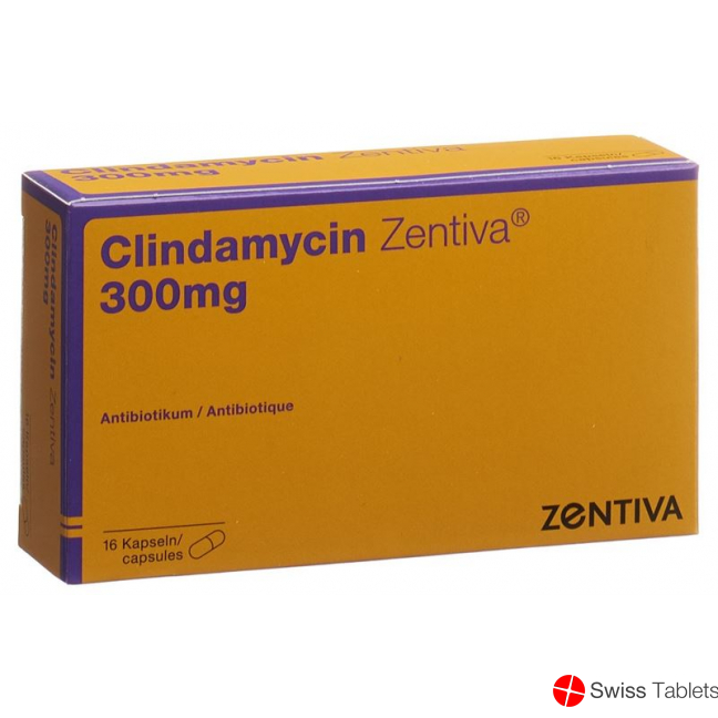 Clindamycin Zentiva Kapseln 300mg 16 Stück buy online