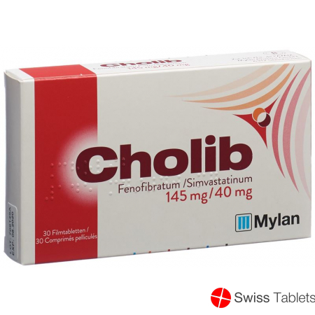 Cholib Filmtabl 145mg / 40mg 30 pcs