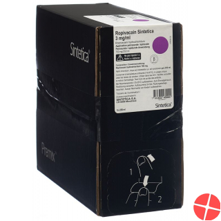 Ropivacain Sintetica 3mg/ml 250ml Beutel 5 Stück