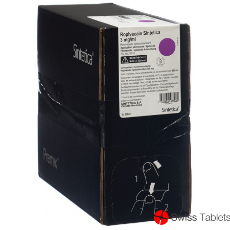 Ropivacain Sintetica 3mg/ml 250ml Beutel 5 Stück buy online