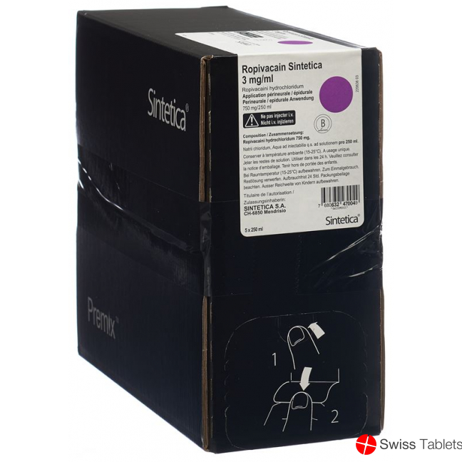Ropivacain Sintetica 3mg/ml 250ml Beutel 5 Stück buy online
